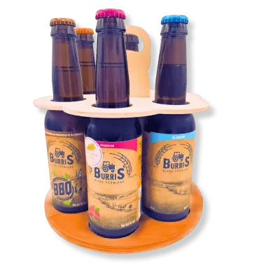 tourniquet en bois 8 bières 33cl coté burris
